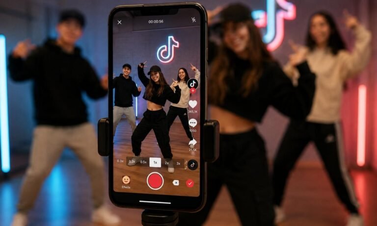 Kısa video platformu reklamlarıyla müşterilere ulaşmayı anlatan görsel